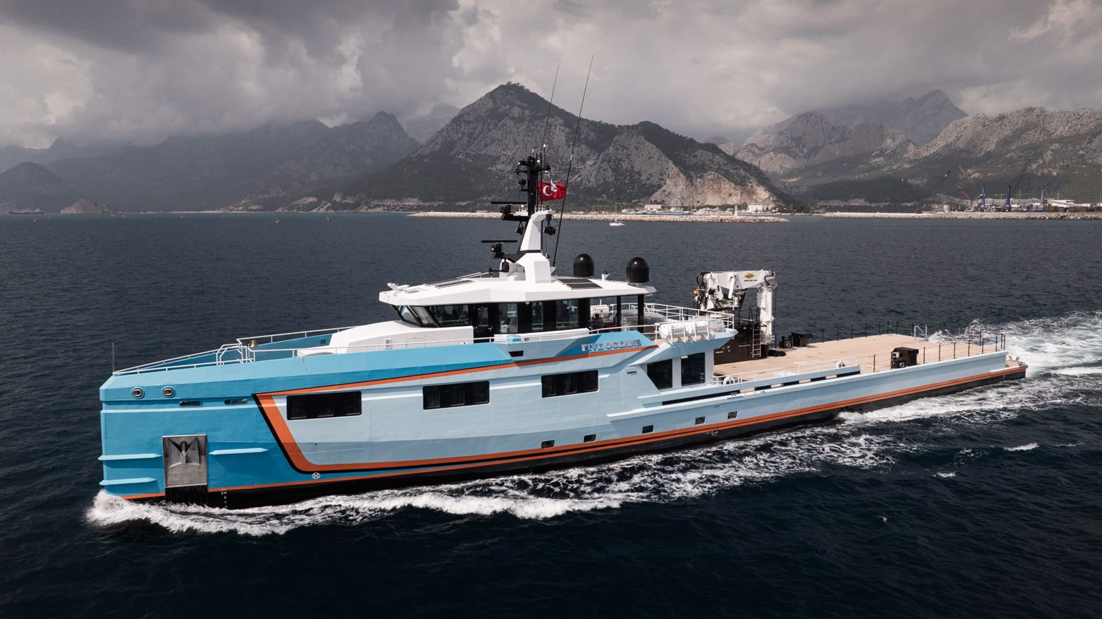 yachtan様　　専用　　(5／１０まで) 53m Damen Yachting support vessel Five Oceans delivered to her owner